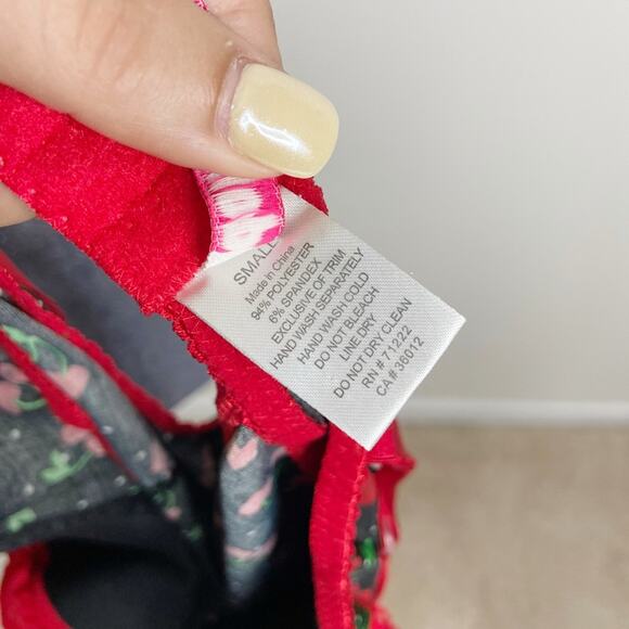 Vintage Y2K Dollhouse Cherry Girl Chemise Mini Dress Size Small - Picture 4 of 5